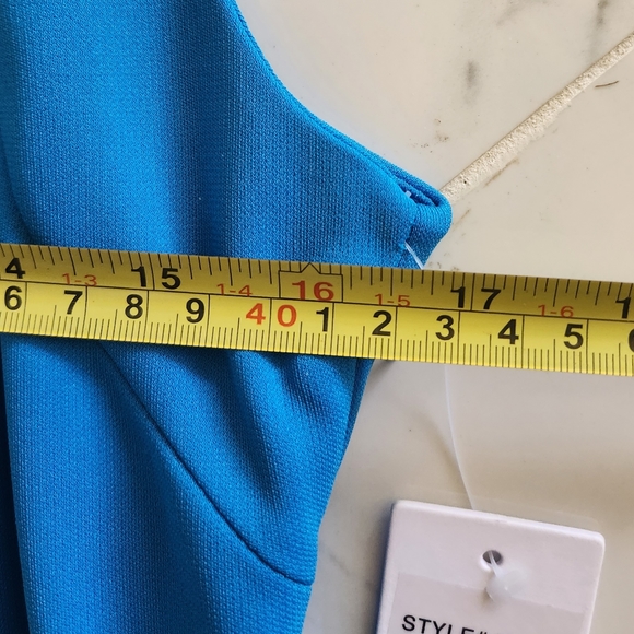 🆕️ Julia Jordan Turquoise Blue Sz 8 Assymetrical Cocktail Prom Party NWT Dress - Picture 11 of 14